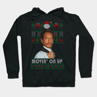 Ugly Christmas The Jeffersons - Movin On Up Hoodie